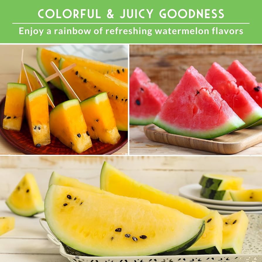 Amazon.com : Tri-Color Watermelon Seeds for Planting